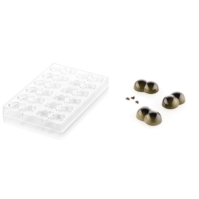 Obrázek produktu POUŽITÉ - SIL FORMA NA PRALINKY - BOLLA 40x25mm v.14mm 8ml 24ks - SLEVA 20%
