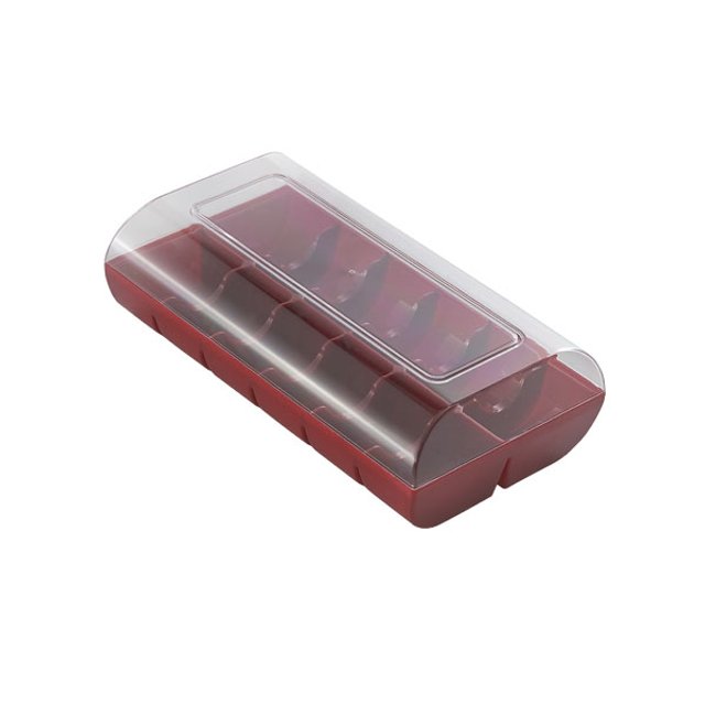 Obrázek produktu SIL BOX NA MAKRONKY - BORDÓ na 12ks (48ks)
