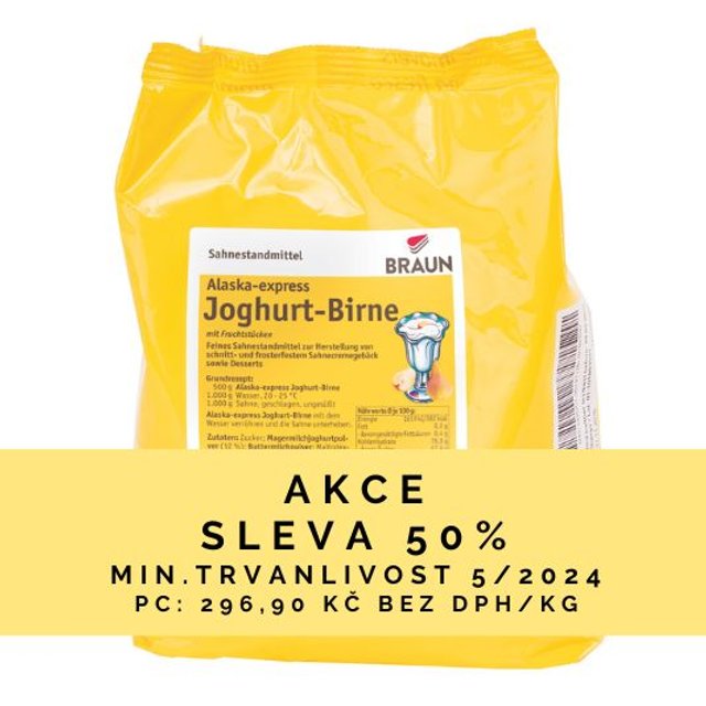 Obrázek produktu BRAUN ALASKA EXPRES jogurt a hruška 5x1kg AKCE SE SLEVOU 50%