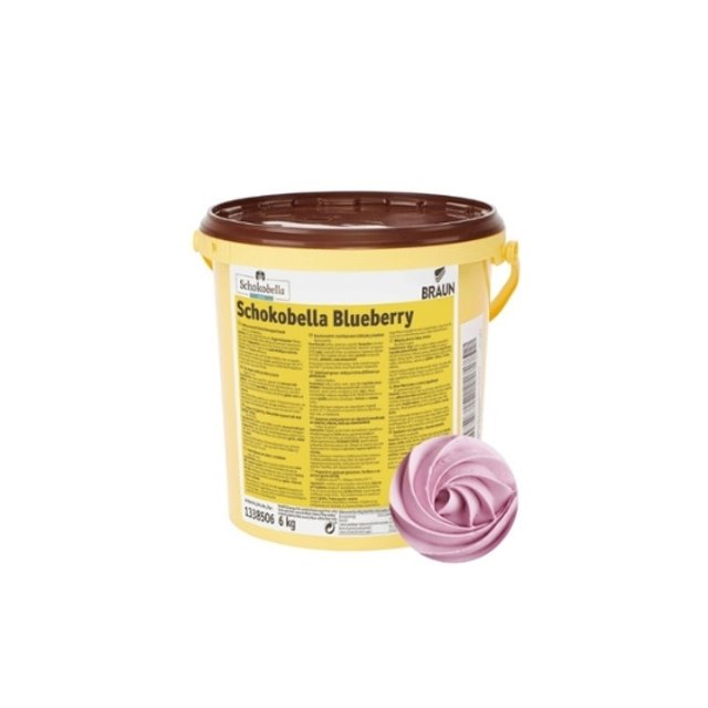 Obrázek produktu BRAUN SCHOKOBELLA BORŮVKA náplň a poleva 6kg