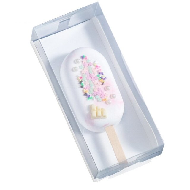 Obrázek produktu SA Krabička na nanuky plastová čirá 7,3x16,2x5cm 1x50ks