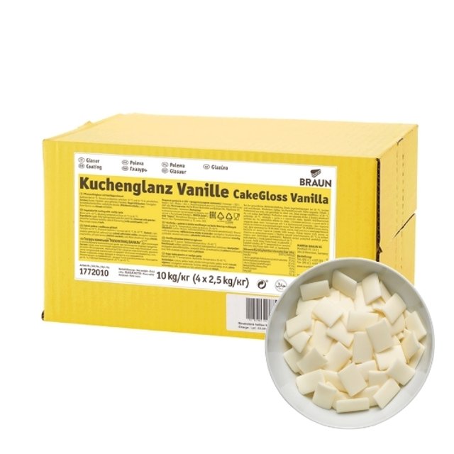 Obrázek produktu BRAUN CAKEGLOSS POLEVA VANILKA pecky 10kg