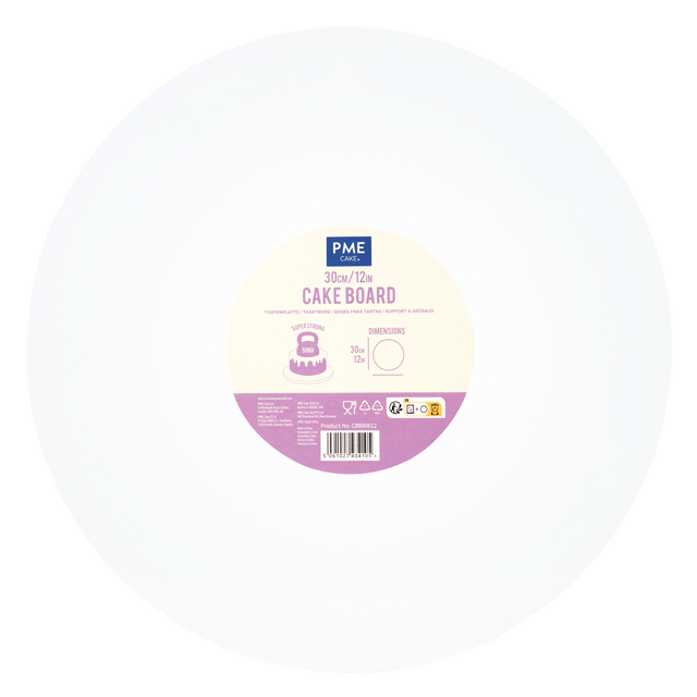 Obrázek produktu PME PODLOŽKA DORTOVÁ SILNÁ - BÍLÁ Ø30cm v.1,2cm