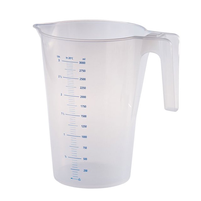 Obrázek produktu MA ODMĚRKA PLAST ČIRÁ 3L