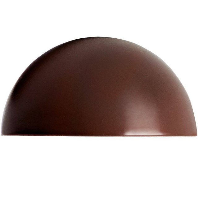 Obrázek produktu C ČOKOLÁDOVÉ POLOKOULE DOME pr.6,5cm HOŘKÉ 28 ks (5bal v krt)