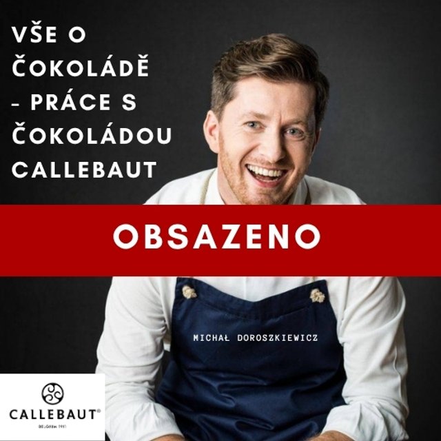 Obrázek produktu OBSAZENO Workshop Vše o čokoládě - pralinky, tabulky Michal Doroskiewicz a Callebaut 23.10.2025