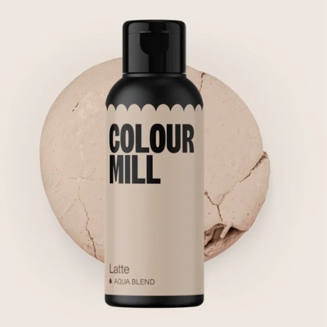 Obrázek produktu COLOUR MILL BARVA TEKUTÁ na vodní bázi - Latte (světle hnědá) 20 ml - černá lahvička