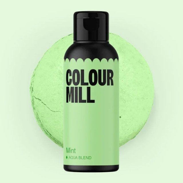 Obrázek produktu COLOUR MILL BARVA TEKUTÁ na vodní bázi - Mint (zelená) 20 ml - černá lahvička AKCE 50% dmt 2/26