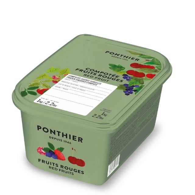 Obrázek produktu PONTHIER MRAŽENÉ COMPOTÉ RED FRUIT ČERVENÉ OVOCE s cukrem 1 kg