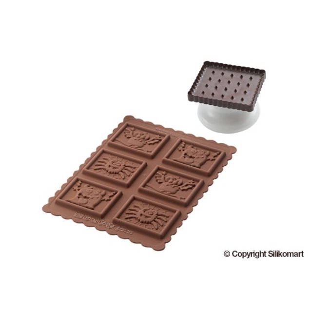 Obrázek produktu SIL FORMA SILIKON na SUŠENKY COOKIES - MONSTRA (forma a vykrajovátko)