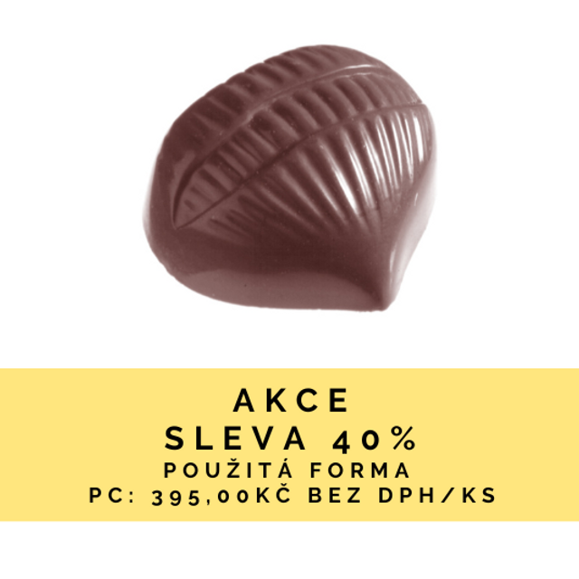Obrázek produktu POUŽITÉ - CW FORMA NA PRALINKY - KAŠTAN 3,6x3,3cm v.1,7cm 14g 24ks - SLEVA 40%