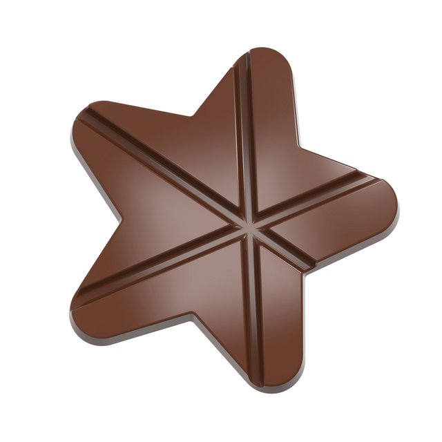 Obrázek produktu CW FORMA NA PRALINKY - HVĚZDA 118x117mm v.12mm  100g 2ks