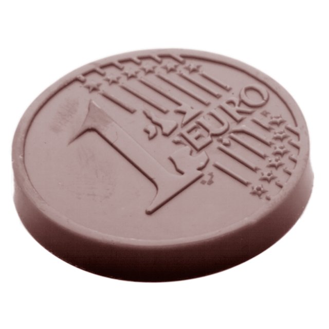 Obrázek produktu CW FORMA NA PRALINKY - EURO pr.3,5cm v.0,4cm 5g 21ks
