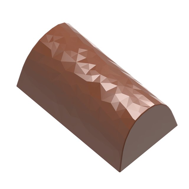 Obrázek produktu CW FORMA NA PRALINKY - BUCHE FACET 3,6x2cm v.1,5cm 9,5g 24 ks