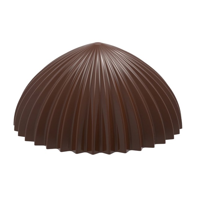 Obrázek produktu CW FORMA NA PRALINKY - POLOKOULE S VROUBKY pr.30,5mm v.1,6cm 8g 21ks