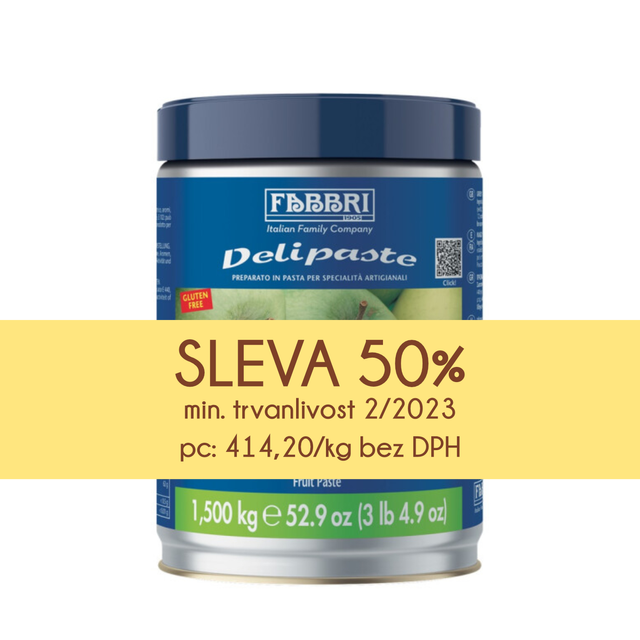 Obrázek produktu FABBRI Delipaste zelené jablko 8x1,5kg - NEVYRÁBÍ SE