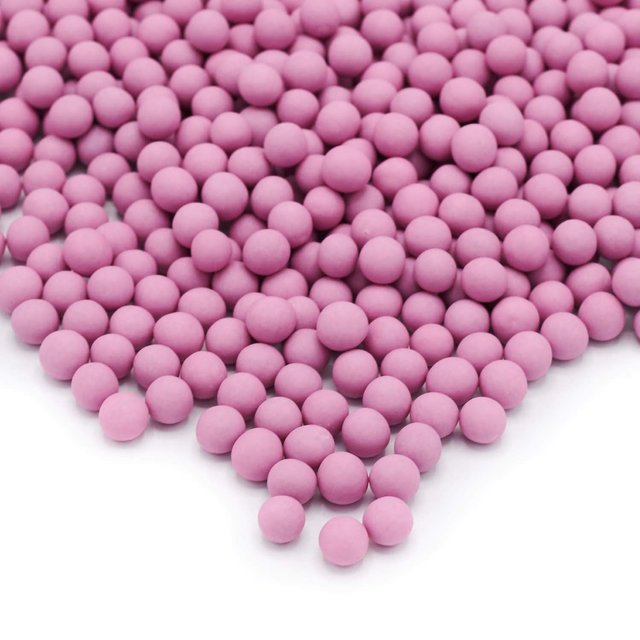 Obrázek produktu HS Dekorace čokoládové DULL PINK CHOCO S (kuličky matné růžové) 500g