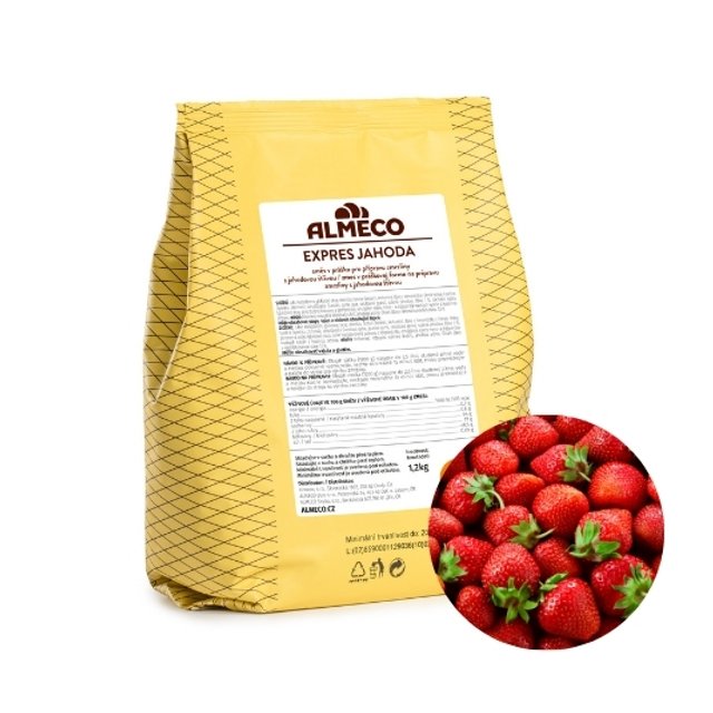 Obrázek produktu ALMECO EXPRES JAHODA - kompletní směs na zmrzlinu 10x1,2 kg