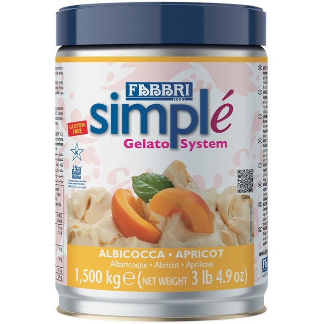 Obrázek produktu FABBRI SIMPLE MERUŇKA (ALBICOCCA) 8x1,5 kg