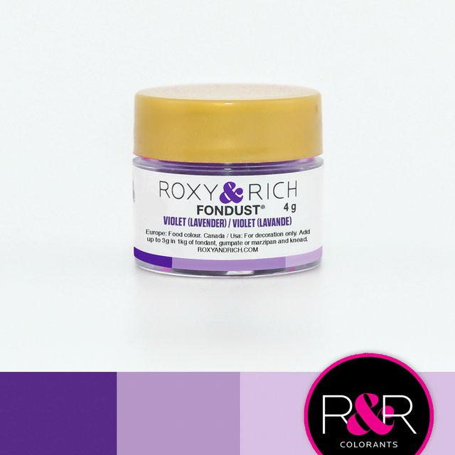 Obrázek produktu RR BARVA V PRÁŠKU rozpustná ve vodě - fialová levandulová Violet Lavender 4g