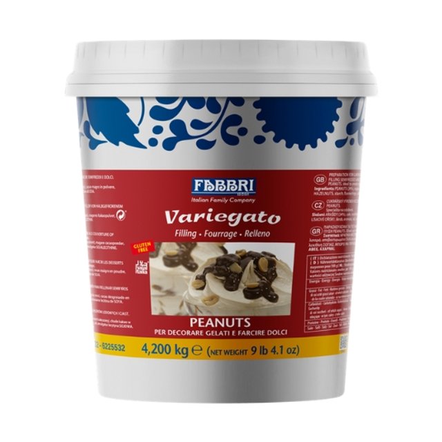 Obrázek produktu FABBRI VARIEGATO ARAŠÍDY (PEANUTS) 3x4,2 kg