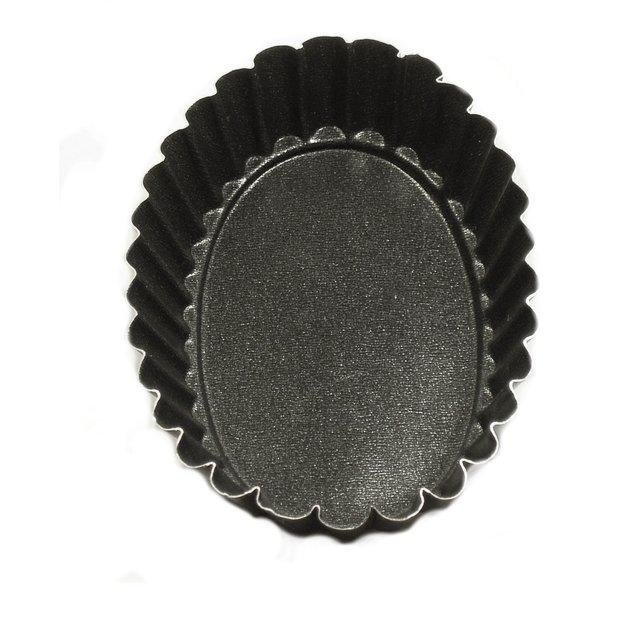 Obrázek produktu TG FORMA hliníková ovál 11x7,5cm,v.2,3cm černá