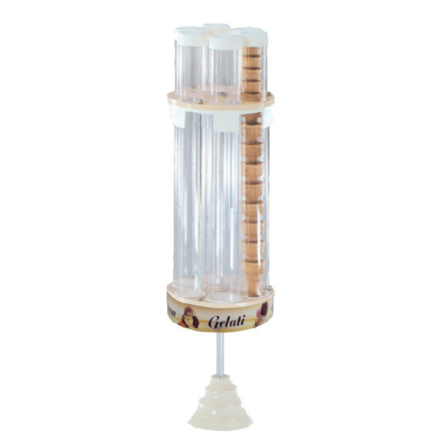 Obrázek produktu TG ZÁSOBNÍK NA KORNOUTY - 3 menší(6,4cm)+3 větší TUBY(7,5cm)  (6 TUB)