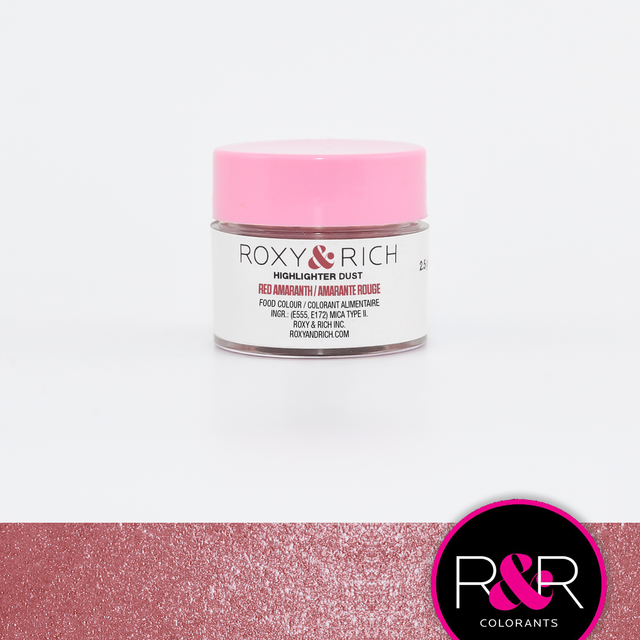 Obrázek produktu RR METALICKÝ PUDR - červený Red Amaranth 2,5g
