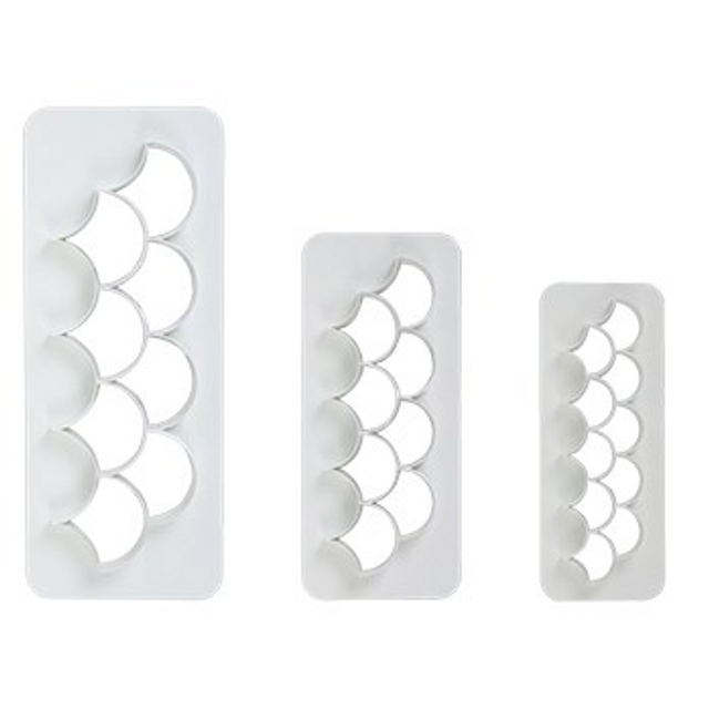 Obrázek produktu PME VYKRAJOVÁTKO FISH SCALE SADA PLAST 3ks