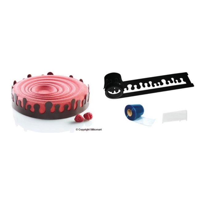 Obrázek produktu POUŽITÉ - SIL FORMA SILIKON bílá - PÁS GOCCIA-6-26cm - SLEVA 20%