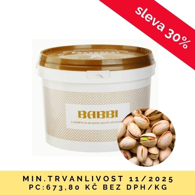 Obrázek produktu BABBI GOLOSA Pistácie B-Free 4x3kg SE SLEVOU 30% 11/25