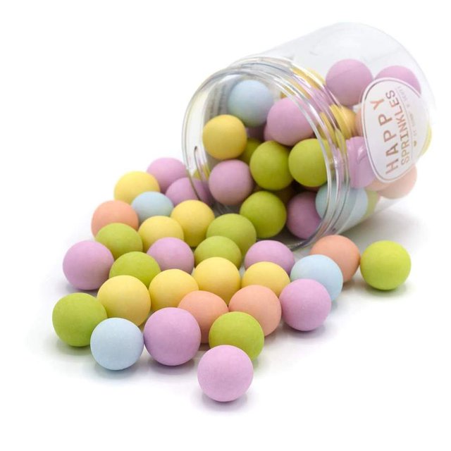 Obrázek produktu HS Dekorace čokoládové DULL PASTELLS XXL (kuličky MATNÉ) 500g