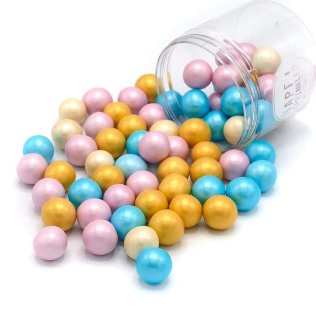 Obrázek produktu HS Dekorace čokoládové SHINY PASTELLS XXL (kuličky LESKLÉ) 500g - již se nevyrábí