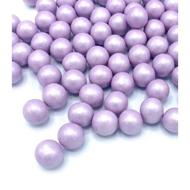 Obrázek produktu HS Dekorace čokoládové CRUNCH CHOCO PURPLE M (kuličky fialové) 90g - doprodej