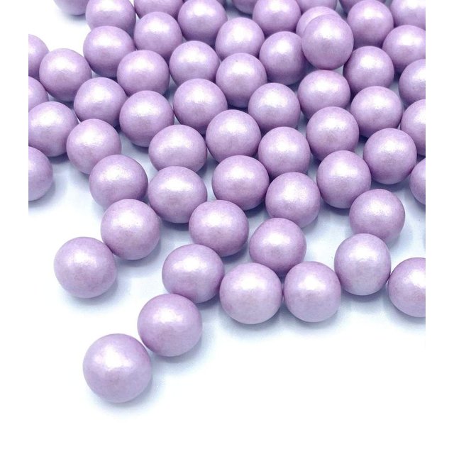Obrázek produktu HS Dekorace čokoládové CRUNCH CHOCO PURPLE M (kuličky fialové) 440g