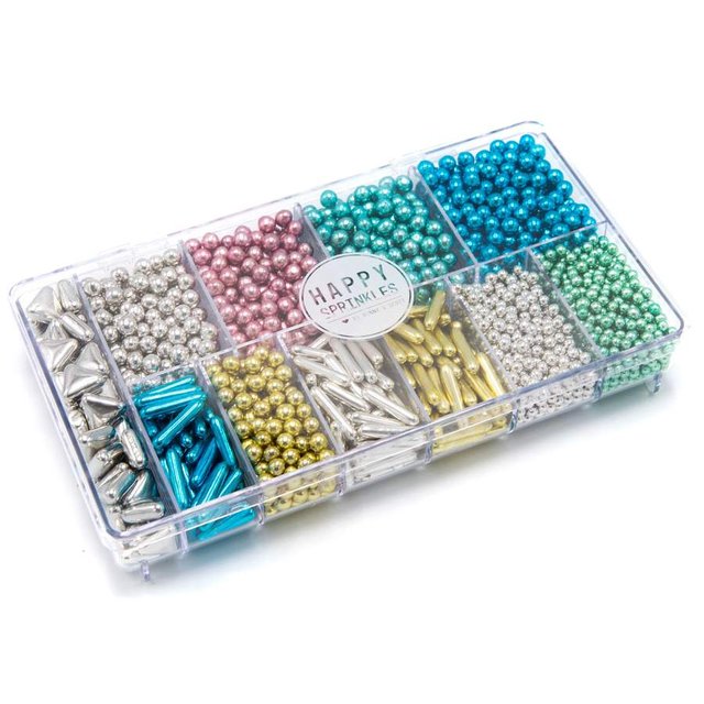 Obrázek produktu HS Dekorace cukrové PURE METALLICS BOX - na objednávku min 4ks