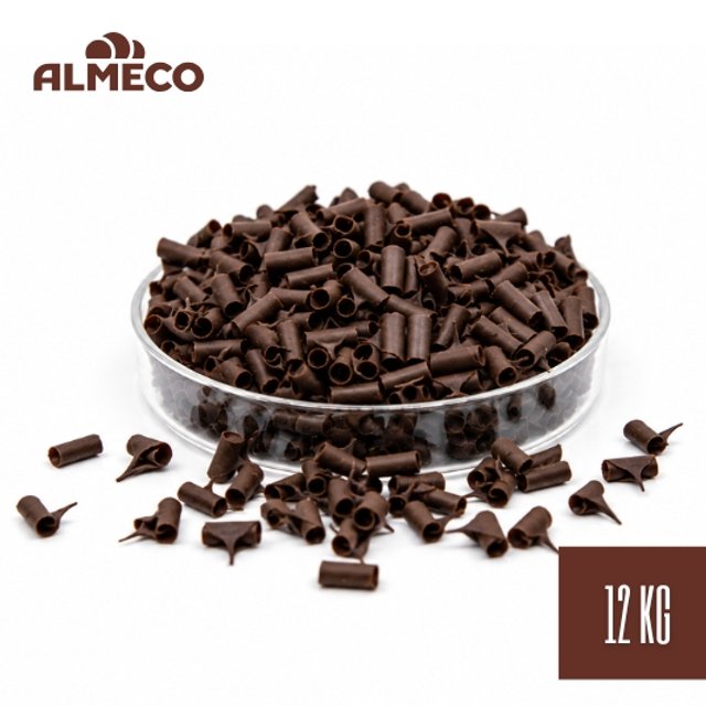 Obrázek produktu ALMECO ČOKOLÁDOVÉ HOBLINY HOŘKÉ MIKRO 12kg