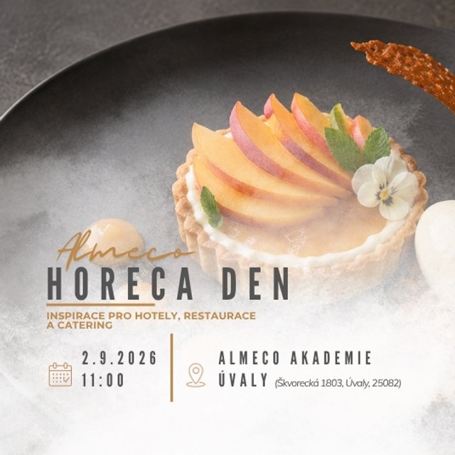 Obrázek produktu ALMECO HORECA DEN - korpusy Pidy, talířové dezerty, zmrzlina 2.9.2026
