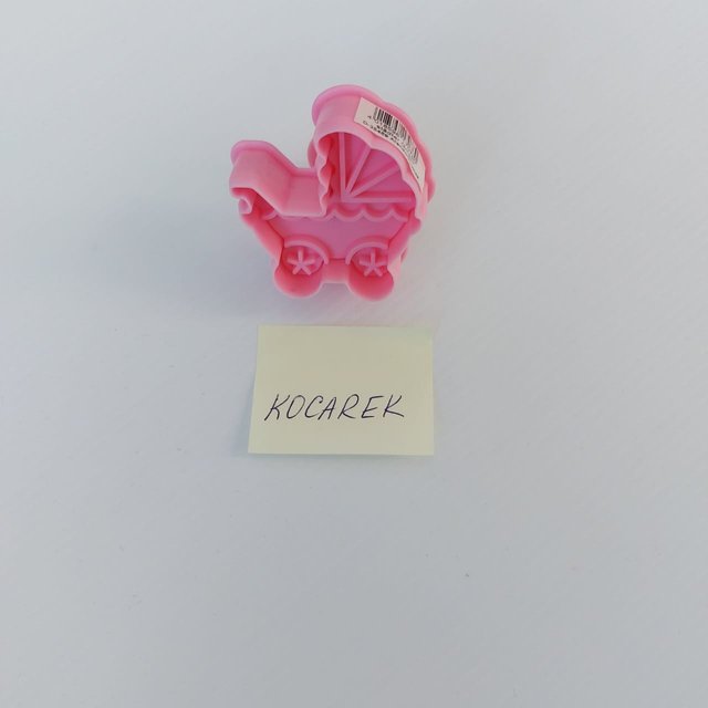 Obrázek produktu Vykrajovátko 3D s razítkem KOČÁREK