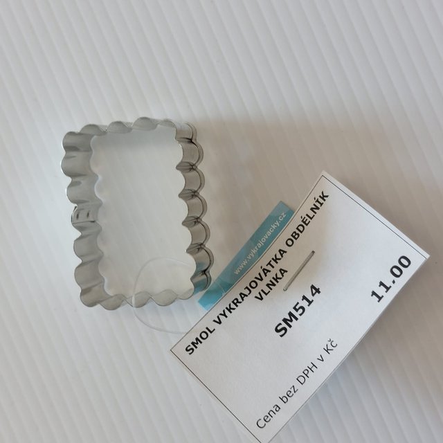 Obrázek produktu SMOL VYKRAJOVÁTKA OBDÉLNÍK VLNKA