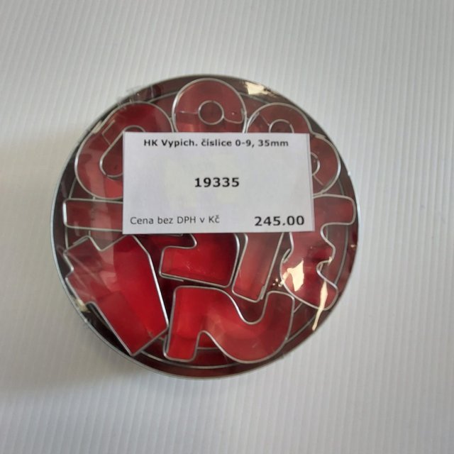Obrázek produktu HK VYKRAJOVÁTKO číslice 0-9, 35mm