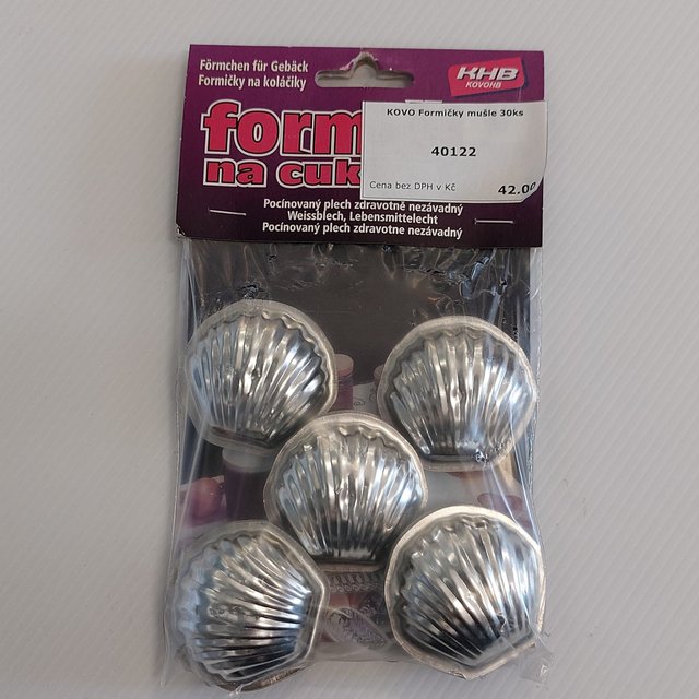 Obrázek produktu KOVO Formy mušle 30ks