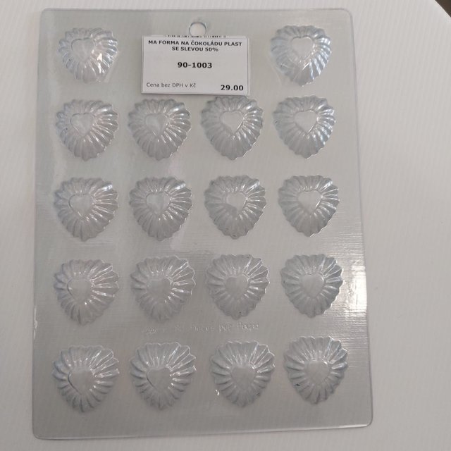 Obrázek produktu MA FORMA NA ČOKOLÁDU PLAST SE SLEVOU 50% srdce
