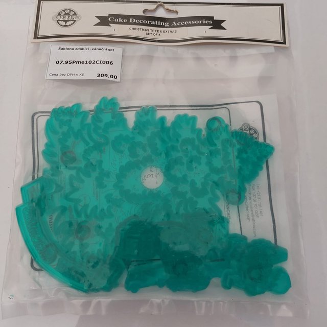 Obrázek produktu Šablona zdobící -vánoční set