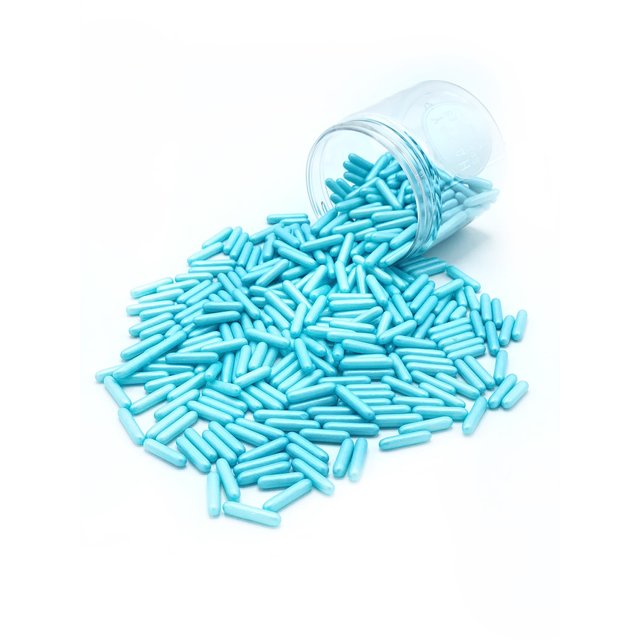 Obrázek produktu HS Dekorace cukrové BLUE PEARLESCENT RODS 90g