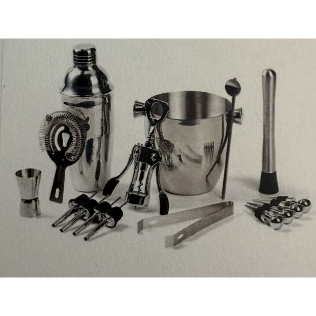 Obrázek produktu Barmanský shaker set 16ks na nápoje nerez -kurzy studio