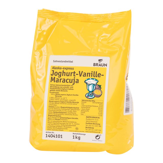 Obrázek produktu BRAUN ALASKA EXPRES - jogurt,vanilka a maracuja 5x1kg