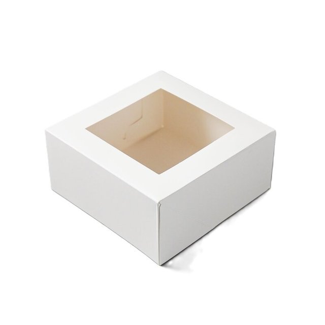 Obrázek produktu SA KRABIČKA bílá - na dezerty 17 x 17 x 8 cm (25ks v balení)