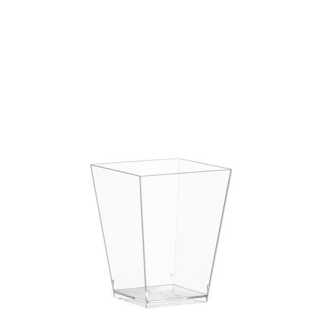 Obrázek produktu CO KELÍMEK HRANATÝ PLAST 5,8x5,8x7,5cm 16cl 400 ks KV16