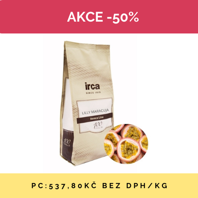 Obrázek produktu IRCA LILLY MARACUJA (PASSION FRUIT) ztužovač šlehačky 6x1 kg AKCE 50%